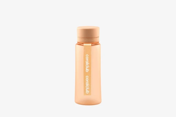Пластикова пляшка coralclub, бежева