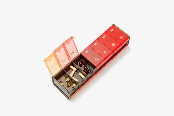 GoBox double-sided із чохлом, червона
